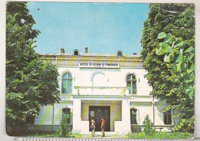 bnk cp Slatina - Muzeul de istorie si etnografie - circulata - marca fixa foto