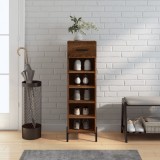 vidaXL Pantofar, stejar maro, 30x35x105 cm, lemn compozit