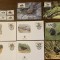 tristan - pasari - serie 4 timbre MNH, 4 FDC, 4 maxime, fauna wwf