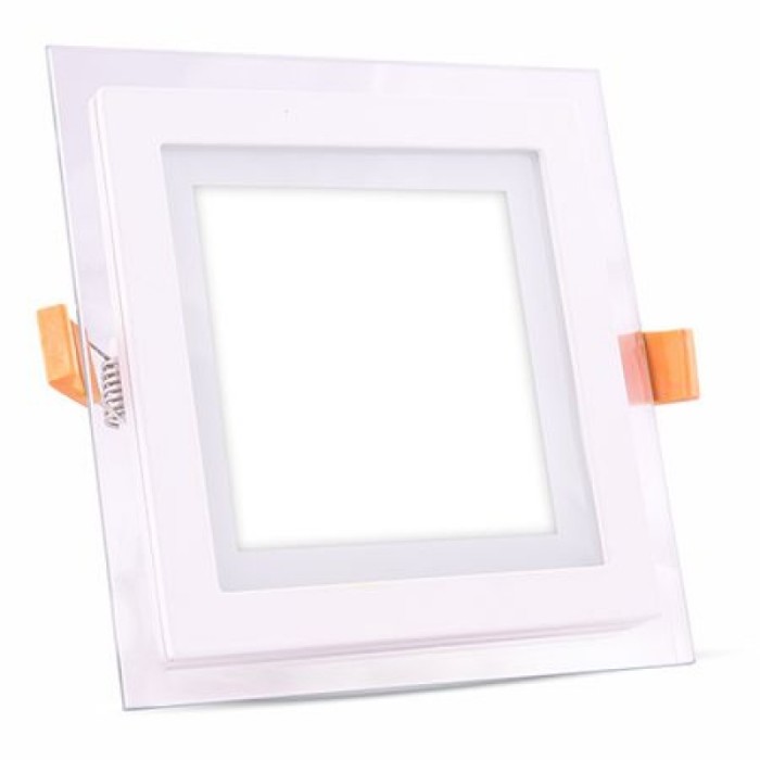 Aplice LED patrata incorporabila, 18 W, temperatura culoare alb neutru, sticla Aplice LED patrata incorporabila, 18 W, temperatura culoare alb neutru, sticla
