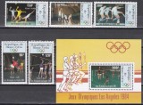 Volta Superioara 1984 - Jocurile Olimpice - Los Angeles, Serie + Colita, MNH