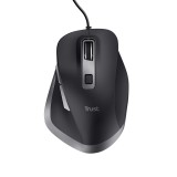 Mouse Trust Fyda cu fir, optic, interfata USB 2.0 rezolutie