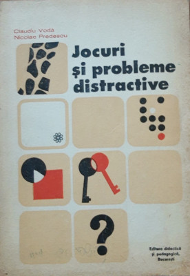 JOCURI ȘI PROBLEME DISTRACTIVE - CLAUDIU VODA, 1977 foto