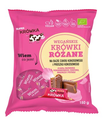 Caramele - aroma trandafir bio 150g Super Fudgio foto