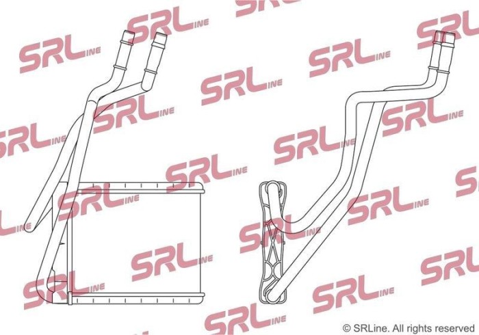 Radiator incalzire habitaclu Ford B-Max, Ecosport, Ka+, Transit/Tourneo Courier., motor: 1.0 Ecoboost, 1.4, 1.5 Tdci, 1.6, 1.6 Tdci, iesire -