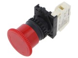 Comutator Siguranță 22mm 2 NC Roșu AUTONICS SF2ER