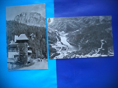 HOPCT LOT NR 207 LACUL ROSU - JUD HARGHITA -2 CARTI POSTALE-RPR-CIRCULATE foto