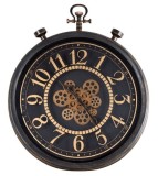 Cumpara ieftin Ceas de Perete Elegant cu Mecanism Quartz &ndash; Stil Vintage, Maro, 84x58 cm WZ1598