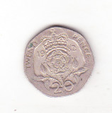 Bnk mnd Marea Britanie Anglia 20 pence 1982, Europa