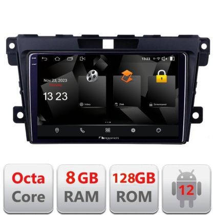 Navigatie Mazda CX-7 2009 5960Pro-097 Android Octa Core Qualcomm 2K Qled 8+128 DTS DSP 360 4G Optical CarStore Technology