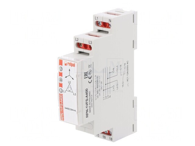 Releu Monitorizare Tensiune DIN SPDT RPN-1VFS-A400