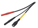 Cablu de măsurare BNC mufă, mufă banană 4mm x2