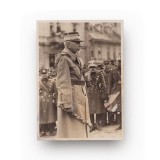 Mareșalul Constantin Prezan, fotografie realizată de Iosif Berman + 1 cărte de vizită cu &icirc;nsemnare olografa