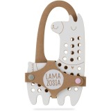 Milin Big Wooden Lacing Toy Lama Lily jucărie cu activități 20,5 cm x 13 cm x 0,7 cm 1 buc