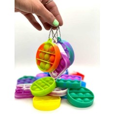 Pop-it cu breloc Jucarie antistres finger diverse forme