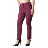 Pantaloni Dama Eleganti Grena Penelope Marime Mare