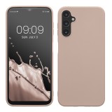 Husa Kwmobile pentru Samsung Galaxy A14 5G, Roz deschis, Silicon, KWM0000195F016C, Carcasa