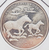 47 Djibouti 100 Francs 1994 Endangered Wildlife - zebras km 32 argint, Africa