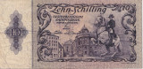 AUSTRIA 10 SCHILLING 1950 UZATA