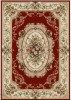 Covor Model Lotos, 1557-210, Marime, 60 x 110, cm, Rosu, Crem, Inaltime Fir, 8, mm, Antialergic, Polipropilena, Living, Dormitor, Sufragerie, Birou