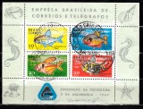 A10 XC 30 - Colita foarte veche - Brazilia - piscicultura, Fauna, Stampilat