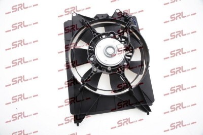 Ventilator radiator Honda Civic 11-17, Hr-V (Ru) 15-, motor: 1.5, 1.8, 2.4, 280 mm; 2 pini, SRLine, 19030-RSJ-E01; 38611-R1A-A01 foto