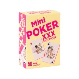 Cărți de joc pentru adulți SEXITIVE Mini Poker XXX Edition, cu 50 de poziții sexuale, potrivit pentru petreceri (52 cărți)