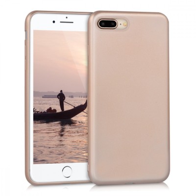 Husa pentru Apple iPhone 8 Plus / iPhone 7 Plus, Silicon, Roz, 40351.81 foto