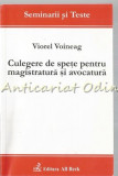 Culegere De Spete Pentru Magistratura Si Avocatura - Viorel Voineag