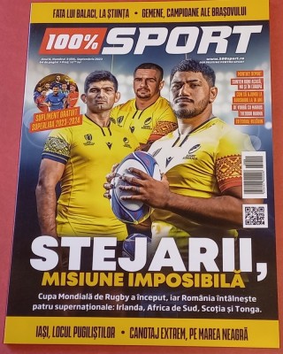 Revista &amp;quot;100% SPORT&amp;quot; - nr. septembrie 2023 (fara supliment Superliga) foto