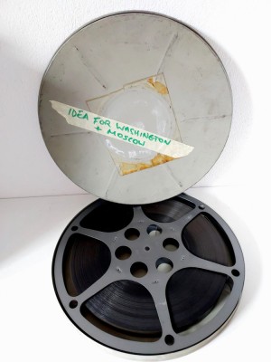 Film pe rola de16mm, Idea for Washington and Moscow, vintage, anii 50, colectie foto