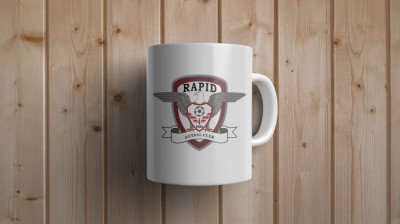 CANA ALBA PERSONALIZATA FC RAPID BUCURESTI FOTBAL LIGA 1 foto