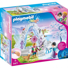 Set de Constructie Playmobil Poarta De Cristal Si Taramul Inghetat foto