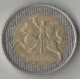 Lituania, 2 euro de circulatie, 2015, Europa