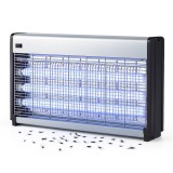 Aparat industrial anti-insecte, 3x20W, suprafata 200 mp, tava colectoare detasabila, gri/negru