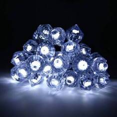 Instalatie luminoasa LED 4W, decoratiuni tip diamante, 5.85 m, IP20, Well foto
