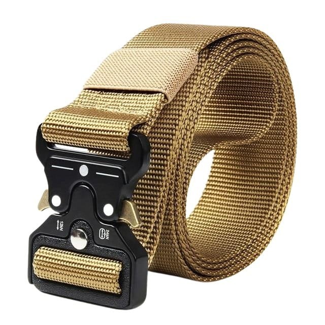 Centura tactica, Militarische Unterstutzung, nylon, 120 cm, bej