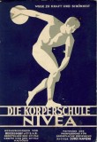 1622SPN K&ouml;rperschule Nivea, Herausgegeben von Beiersdorf &amp; Co SAR, Brașov, cu ștampila Farmacia La Leu, Emil Wermescher, Sibiu, perioada interbelică