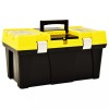 Cutie scule Gossi, 595x337x316mm, plastic, galben/negru, compartimente, organizator