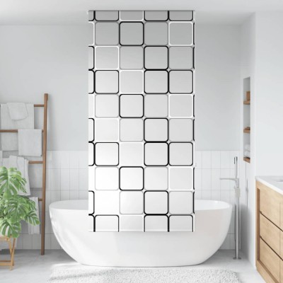 vidaXL Jaluză cu rolă de duș 110x240 cm lățime material 106 cm foto