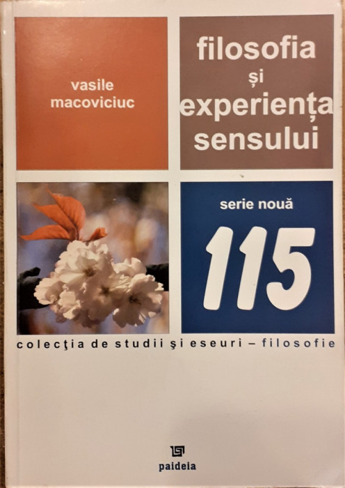 Filosofia si experienta sensului