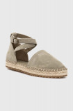 Marc O&#039;Polo espadrile din piele intoarsa culoarea verde, 40315613802305 NN2M3041