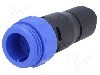 Conector circular, tata, 10 pini, BULGIN - PX0411/10P/6065