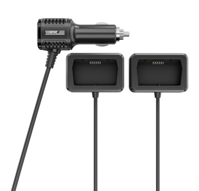 Incarcator auto dual, STARTRC, compatibil DJI Mini 4 Pro/DJI Mini 3 Pro, fast charging foto