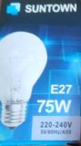 Bec incandescent 75W, Becuri incandescente, E27, Calda (2000 - 3499 K)
