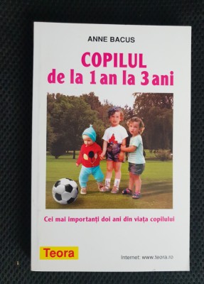 Copilul de la 1 an la 3 ani. Cei mai importanți doi ani... - Anne Bacus foto