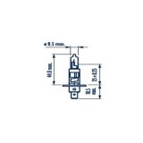 Bec Far H1 12V P14.5S 55W Narva 45111 48320
