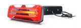 Lampa LED Multifunctionala Neon W184DD, Semnalizare Dinamica Stanga, 12/24V, Omologata E20, 306x133mm, Stop, Pozitie, Frana, Ceata, Mers Inapoi