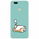 Husa silicon pentru Xiaomi Mi A1, Cute Corgi