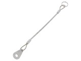 Cablu de asigurare PVC oțel inoxidabil 150mm